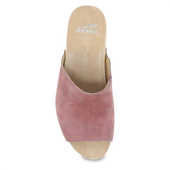 NEW DANSKO women's tandi summer slip on heeled mule in rose - Picture 5 of 6